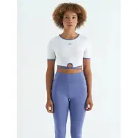 Tommy Life Elastisk kortärmad t-shirt med rund halsringning