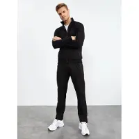 Tommy Life Mäns zip-front sweatshirt och byxset