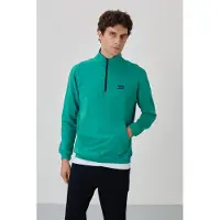 Tommy Life Mäns Zip-Front Sweatshirt och Byxor Set