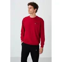 Tommy Life Herrar Överdimensionerad Sweatshirt och Byxset