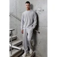 Tommy Life Herrars överdimensionerad sweatshirt och byxset