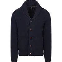 Barbour Cardigan Shawl Hartland Marinblå Blå Mörkblå Storlek