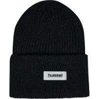 Hummel Mössa - Stickad - Beanie - Rib - Tung - HmlJR - Black - - One Size - Mössa