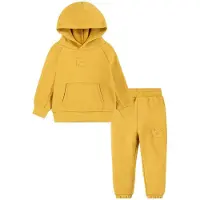 Nike Set med luftig hoodie och joggingbyxor för småbarn (Guldgult)