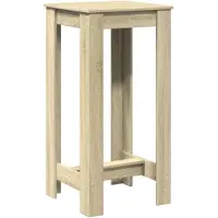 vidaXL Barbord sonoma-ek 51x50x103,5 cm konstruerat trä