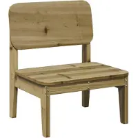 vidaXL Trädgårdsstol 60x52,5x72 cm impregnerad furu