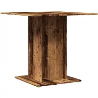 vidaXL Matbord åldrat trä 80x80x75 cm konstruerat trä