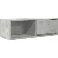 vidaXL TV-bänk betonggrå 80x31x25,5 cm konstruerat trä