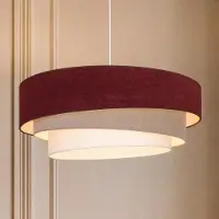 Duolla Hänglampa Trio , Vardagsrum / matsal, Textil / tyger / siden, Ungt boande, Pendellampa