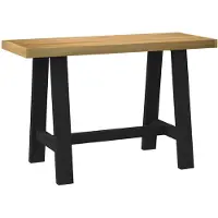 vidaXL Skrivbord NOAIN A-formade ben 120x50x75 cm massiv furu