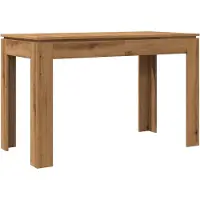 vidaXL Matbord artisan ek 120x60x76 cm konstruerat trä