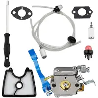 Melitt För 590460102 Förgasarsats för 125B/125BX/125BVX Lövblåsartillbehör C1Q-W37 Förgasare Luftfilter Bränsleledningssats