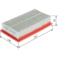 Bosch Luftfilter F 026 400 634