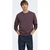 Only & Sons Sweatshirt 'ONSCeres' vinröd