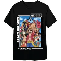 Namco Bandai Games Straw Hat Crew One Piece 3 T-shirt Med Korta ärmar
