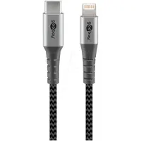 Goobay Lightning kabel 50cm flätad MFi