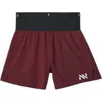 Nnormal - Trail running kläder - Race Short 02 Burgundy för UnisexNylon - Storlek S - Bordeaux