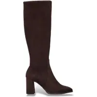 Wonders för kvinnor. M-5441 Botas de Piel Cervojet brun (37), Tyg, 3 till 5 cm, Zip, Casual
