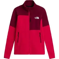 The North Face - Fleece dam - W Polartec Powergrid Stormgap Jacket Lali Guran Burgundy Crush för Unisex - Storlek S - Bordeaux