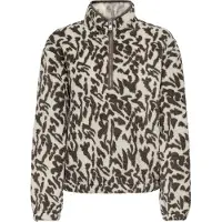 ONLY Tröja 'ONLNew Dallas' mörkbrun / off-white