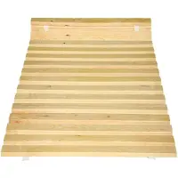 KOTARBAU Wooden Bed Frame With Slats On A Mattress Strap 80 X 200 Cm