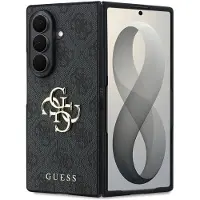 GUESS Big 4G-fodral med logotyp för Samsung Galaxy Z Fold 8 Ultra – Svart