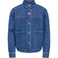 Kids Only Jeansjacka - KogLara - Medium+ Blue Denim - - 11 år (146) - Jeansjackor
