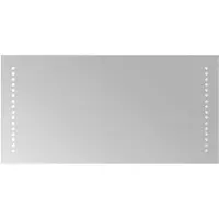 vidaXL LED Badrumsspegel Transparent 60 x 30 cm härdat glas