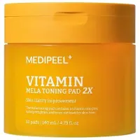 Medi-Peel MEDIPEEL Vitamin Mela Toning Pad 2X Strålglans och Ojämn Hudton Vård Ansiktsplattor 50 Plattor