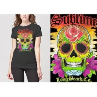 Ginza.se Sublime: Ladies T-Shirt/Colour Skull (Black) (XX-Large)