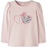 Name it T-shirt 'NMFLIASA' marinblå / ljusblå / rosa / gammalrosa