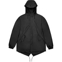 Rains - Jackor - Fishtail Jacket W3 Black för Unisex - Storlek L - Svart