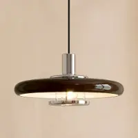 LINDBY Hänglampa Branford , dimbar, Brun / rost, Vardagsrum / matsal, Metall, Vintage, Pendellampa