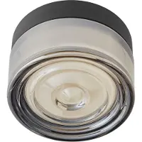 Loom Design LED-taklampa Otto Wave, grå, IP65 dimbar, Aluminium / grå / zink, Glas, Modern, LED-taklampor