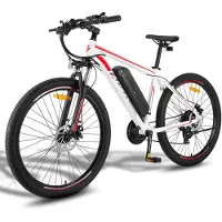 Fafrees Elcykel F28 MT 27,5 250W Motor Stad Vuxen Elcykel 48V 14,5AH LCD-display Topphastighet 25 km/h 21 Växlar röd/vit