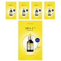MISSHA Vita C Plus Ampullmask 1 ark x 5 st – Upplysande C-vitamin Ansiktsmask i ark Set