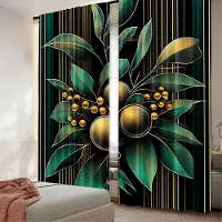 Household supplies MH 2 st Eukalyptusblad Gardiner Art Deco-inspirerad Geometriskt Rombmönster Botaniskt Utseende Lämplig För Vardagsrum Och Sovrum 29x65in(75x166cm)