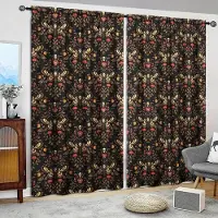 Household supplies MH 2 st Tryckta Döskallefjäril Gardiner för Heminredning - Stångficka Fönsterbehandling för Sovrum, Kontor, Kök, Vardagsrum och Arbetsrum 52.5cmX116cmX2pcs gray