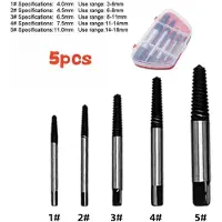 Household supplies MH 5/6/8 st skruvutdragare centrumborr guide set hastighet skruvar ut utdragare borr verktyg trasig skadad bult borttagare verktyg
