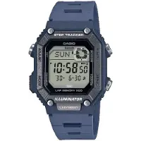 Casio Herr Armbandsur Resin 100M Vattentålig Digital Larm Kvarts WS-B1000-2AV blå