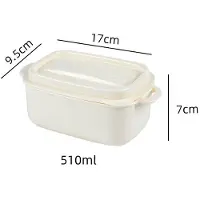 Household supplies MH PP Material Mikrovågsugn Åsna Uppvärmning Matlåda 150ml 310ml 510ml Lämplig för Hemmat, Mellanmålsförvaring, Utomhussammankomster 150ml&One layer
