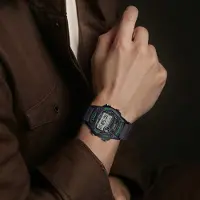 Casio STANDARD-serie 50 meter vattentät, moderiktig, Kvarts, hartsarmband, , samma stil för män och kvinnor, grå urtavla W220H-1A3V grå färg