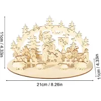 Household supplies MH Trä 2D Julkrubba Religiös Figur Samling Med Träbas Hantverk Trähantverk Byggsatser För Vardagsrum