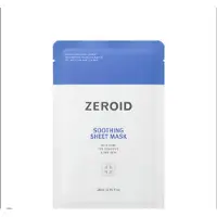 Zeroid Lugnande Ansiktsmask med Fuktgivande Barriärvård 5 Stycken 1 Box (5 Sheets)