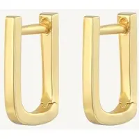 YIRAN Jewelry Canner U Slät Yta Örhängen För Kvinnor 925 Sterling Silver Piercing Hängande Örhängen Pendientes Plata Bröllopspresent Smycken