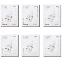 INNISFREE Black Tea Youth Enhancing Ampoule Sheet Mask Anti-Aging Fuktighetsvård 25 ml x 6 st