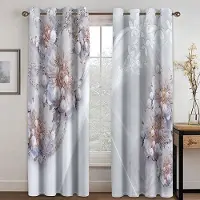 Household supplies MH 2 Paneler Europeiska Enkla Stil Gardiner Fräscha Eleganta Varma Blommor Gardiner Vardagsrum Sovrum Kök Dekor 85W200H(CM)X2PCS&Grommet Top