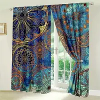 Yiran Furniture 2 st Boho Blommiga Gardiner Vintage Bohemiskt Blommönstrade Fönsterdraperier För Sovrum Vardagsrum Stångficka Fönsterdekorationer 2x75W166H(CM)&Grommet Top