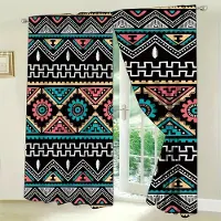 Yiran Furniture 2 st Boho Blommiga Gardiner Vintage Bohemiskt Blommönstrade Fönsterdraperier För Sovrum Vardagsrum Stångficka Fönsterdekorationer 2x75W166H(CM)&rod pocket