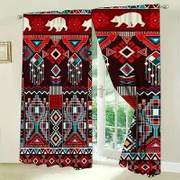 Yiran Furniture 2 st Boho Blommiga Gardiner Vintage Bohemiskt Blommönstrade Fönsterdraperier För Sovrum Vardagsrum Stångficka Fönsterdekorationer 2x75W166H(CM)&Grommet Top